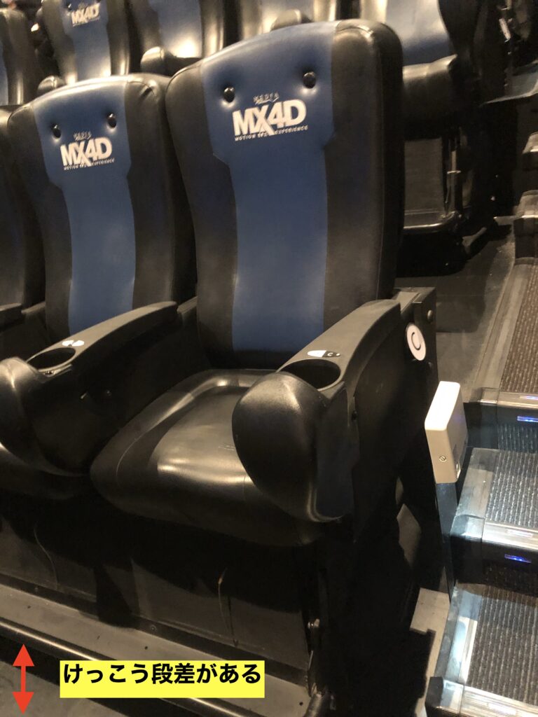 MX4D 感想　座席