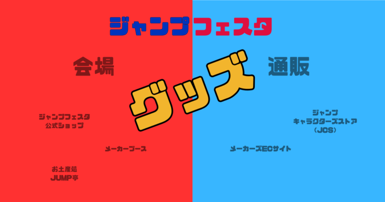 ジャンプフェスタのグッズ購入方法