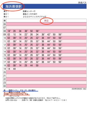 ハイキューファンパーク・電車最寄り駅からゲートまでの行き方(バス)