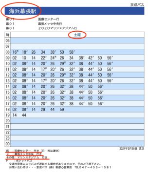 ハイキューファンパーク・電車最寄り駅からゲートまでの行き方(バス)